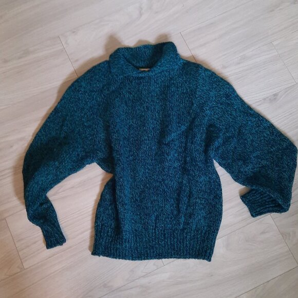 Vintage Dark Green Knit Gerard Works Sweater - Picture 4 of 7